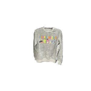 Women XS Care Bears Scare Line Up Long Sleeve Graphic Sweatshirt Cotton Poly